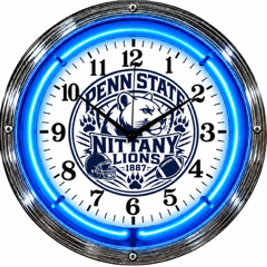 Penn State Nittany Lions, Since 1887 neon clock