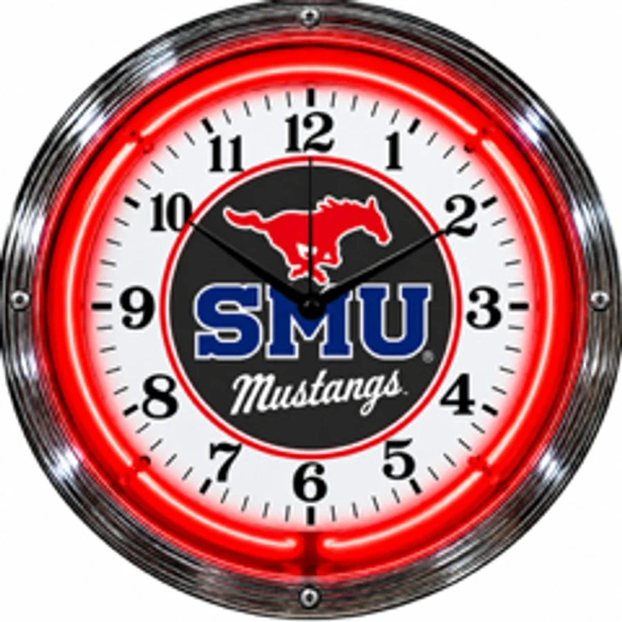 SMU Mustangs, SMU Mustangs neon clock