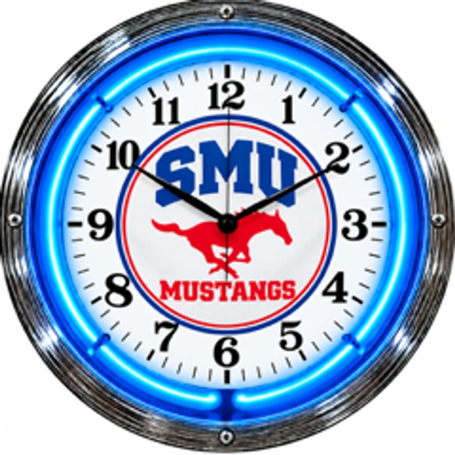 SMU Mustangs, Mustangs neon clock