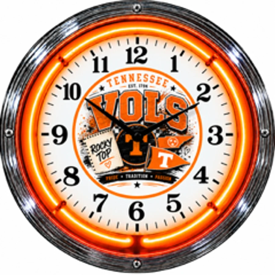 Tennessee Volunteers, Rocky Top neon clock