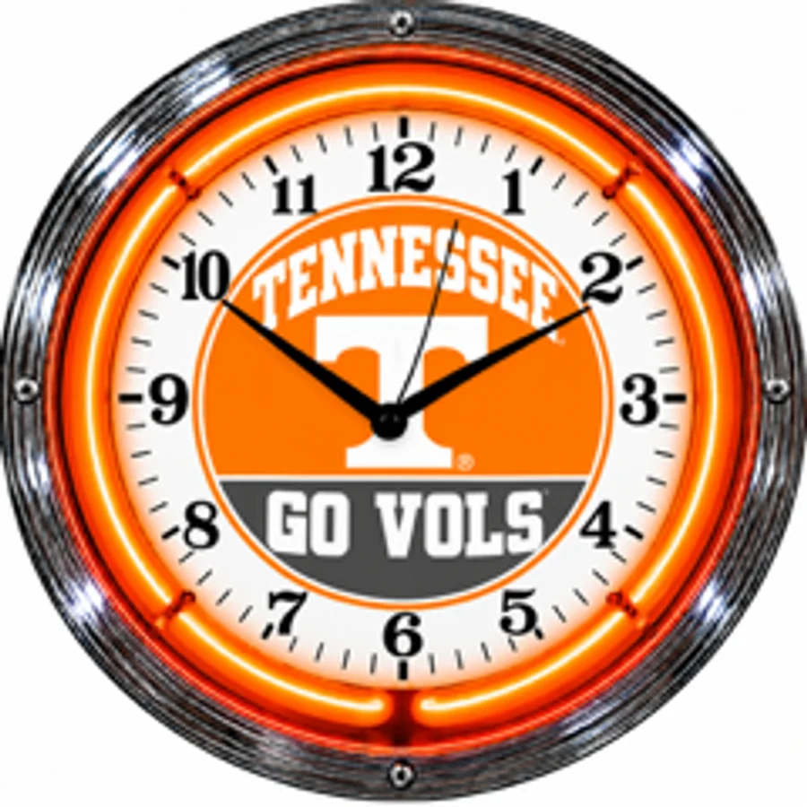Tennessee Volunteers, Go Vols neon clock