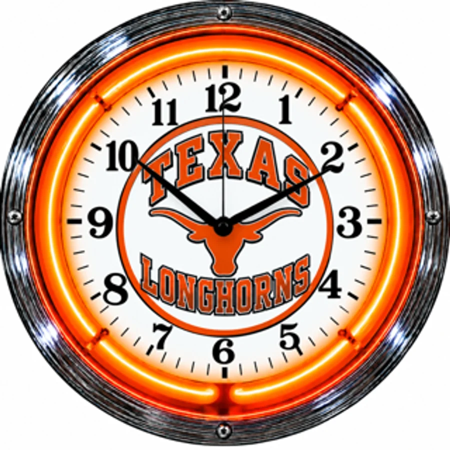 Texas Longhorns, Longhorns neon clock