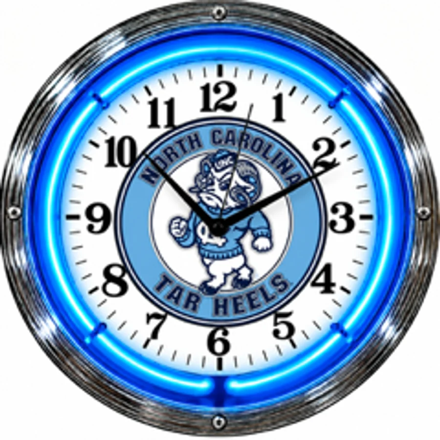 North Carolina Tar Heels, Rameses neon clock