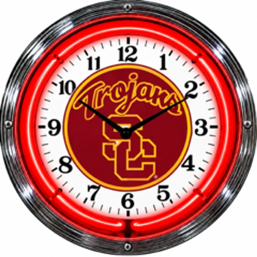 USC Trojans, SC Trojans neon clock