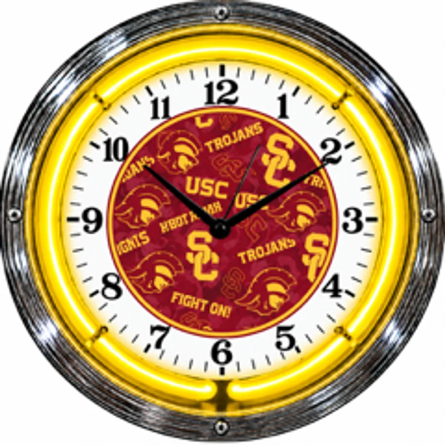 USC Trojans, Fight On! Pattern neon clock