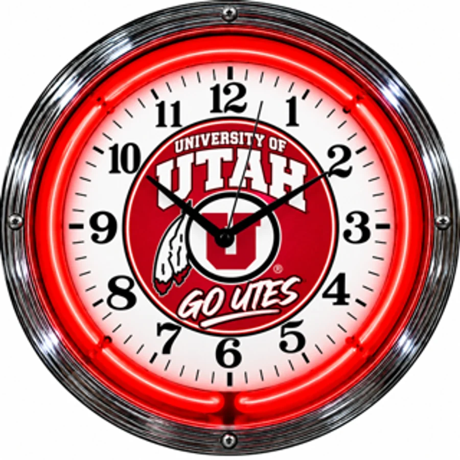 Utah Utes, Go Utes neon clock