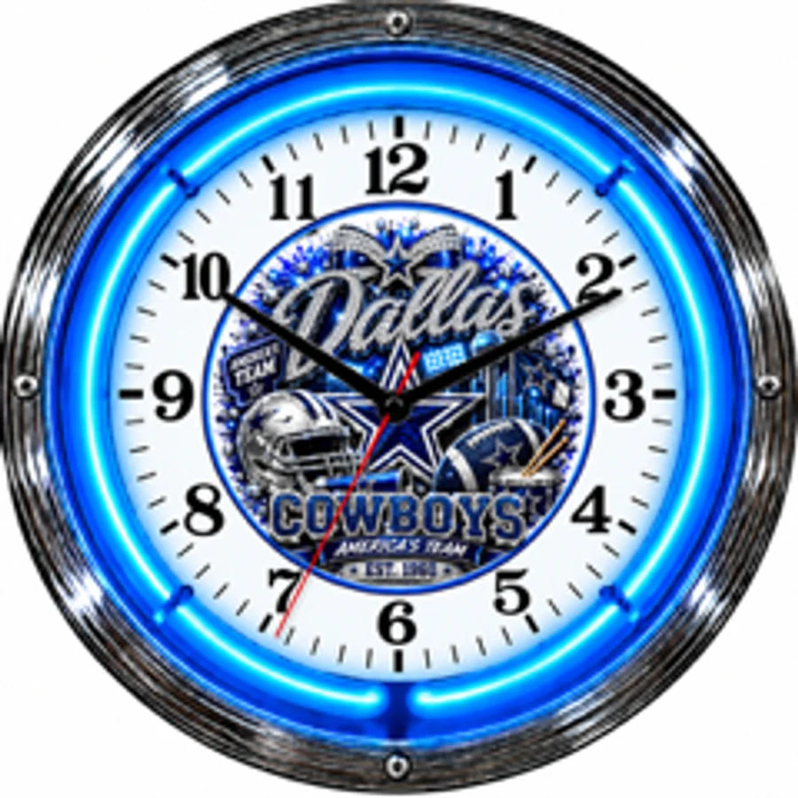 Dallas Cowboys, Dallas neon clock