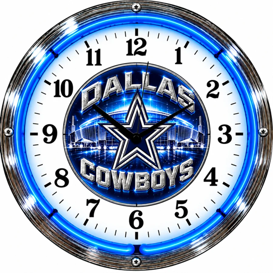 Dallas Cowboys, Dallas Cowboys Stadium neon clock