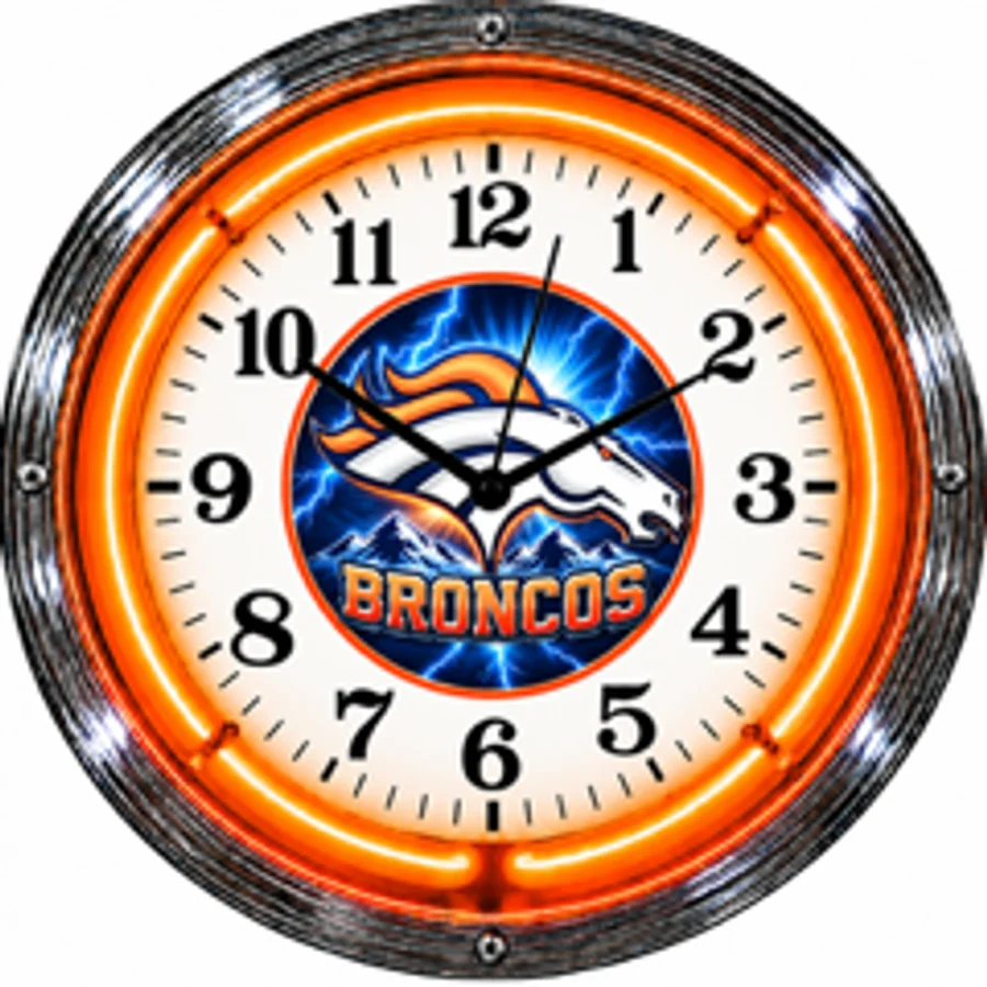 Denver Broncos, Lightning neon clock