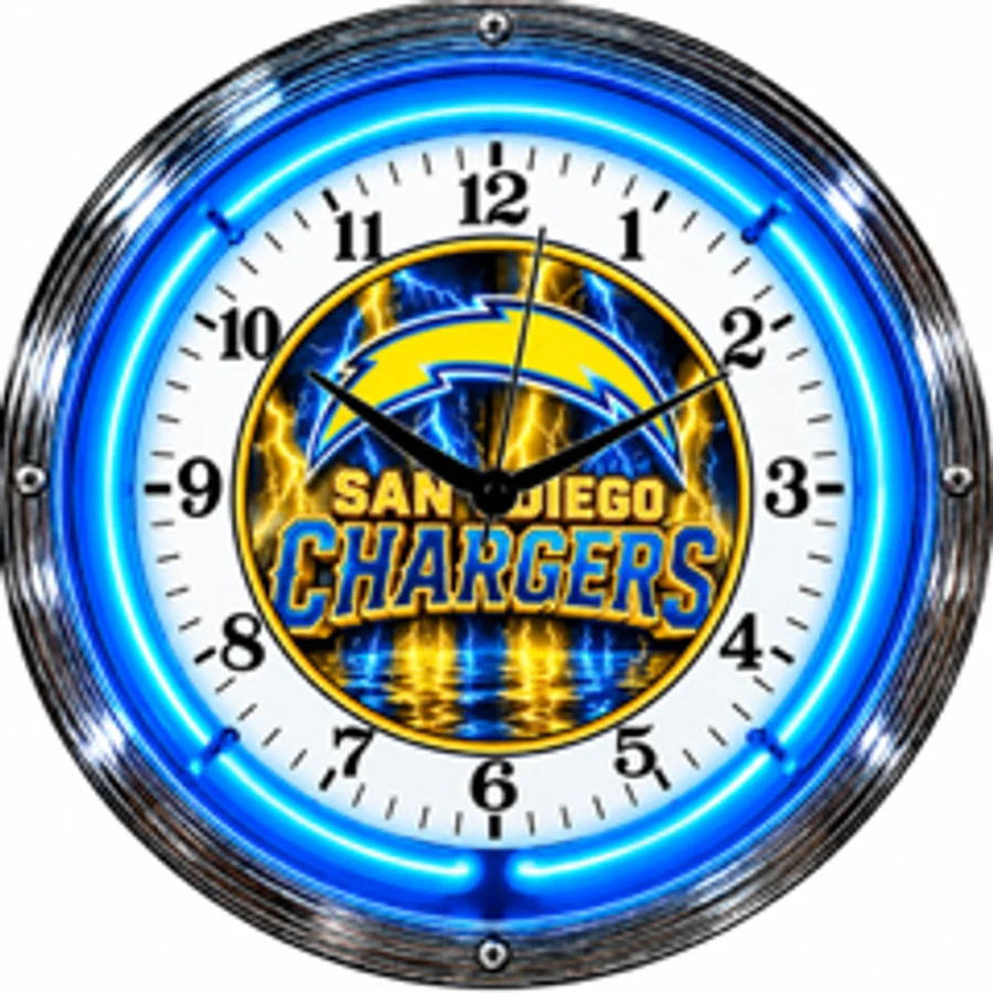 Los Angeles Chargers, San Diego Lightning neon clock