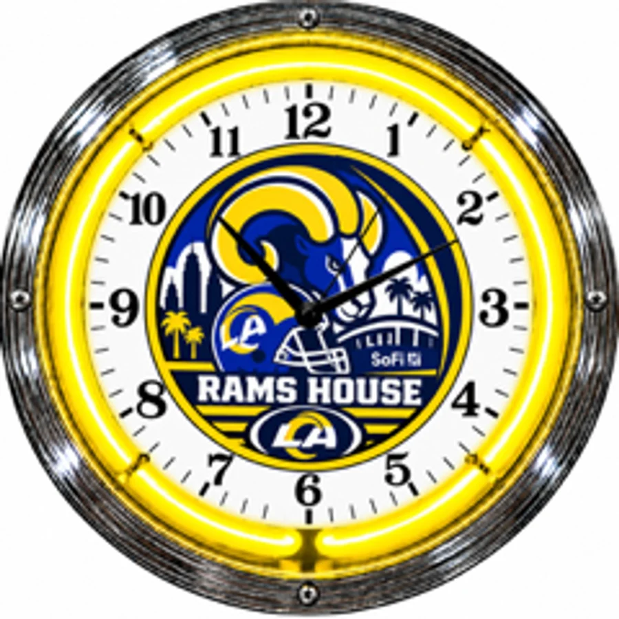 Los Angeles Rams, Rams House neon clock