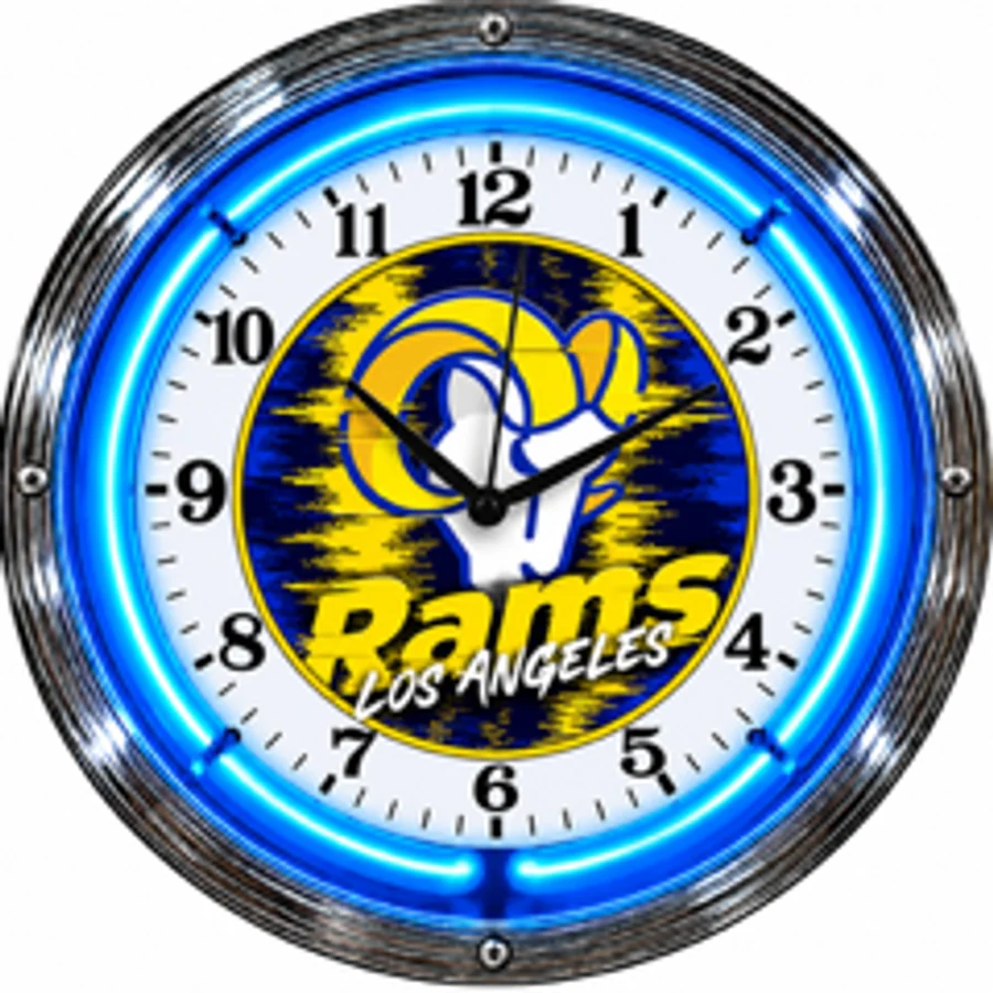 Los Angeles Rams, Rams script neon clock