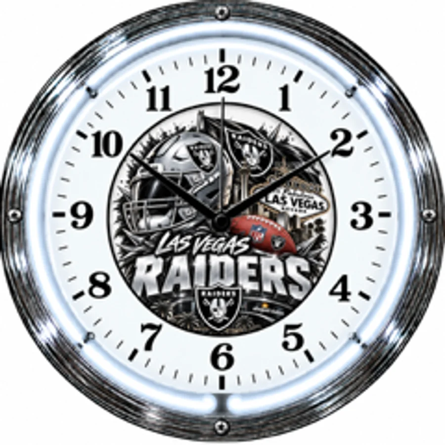 Las Vegas Raiders, Las Vegas neon clock