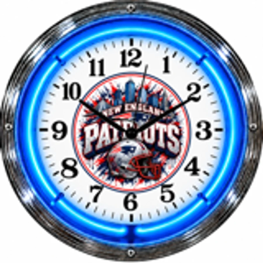 New England Patriots, Skyline neon clock