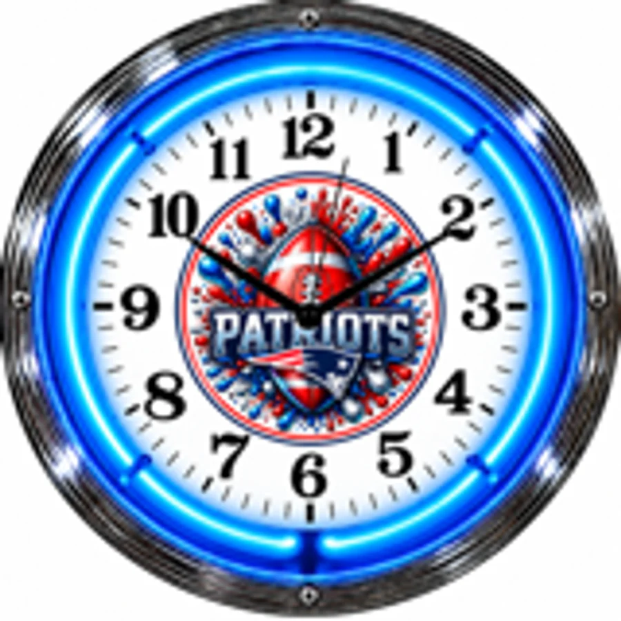 New England Patriots, Burst neon clock