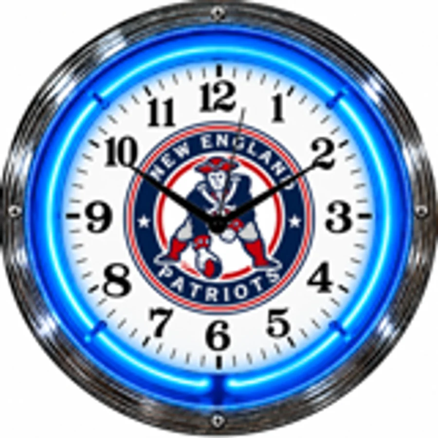 New England Patriots, Pat Patriot neon clock