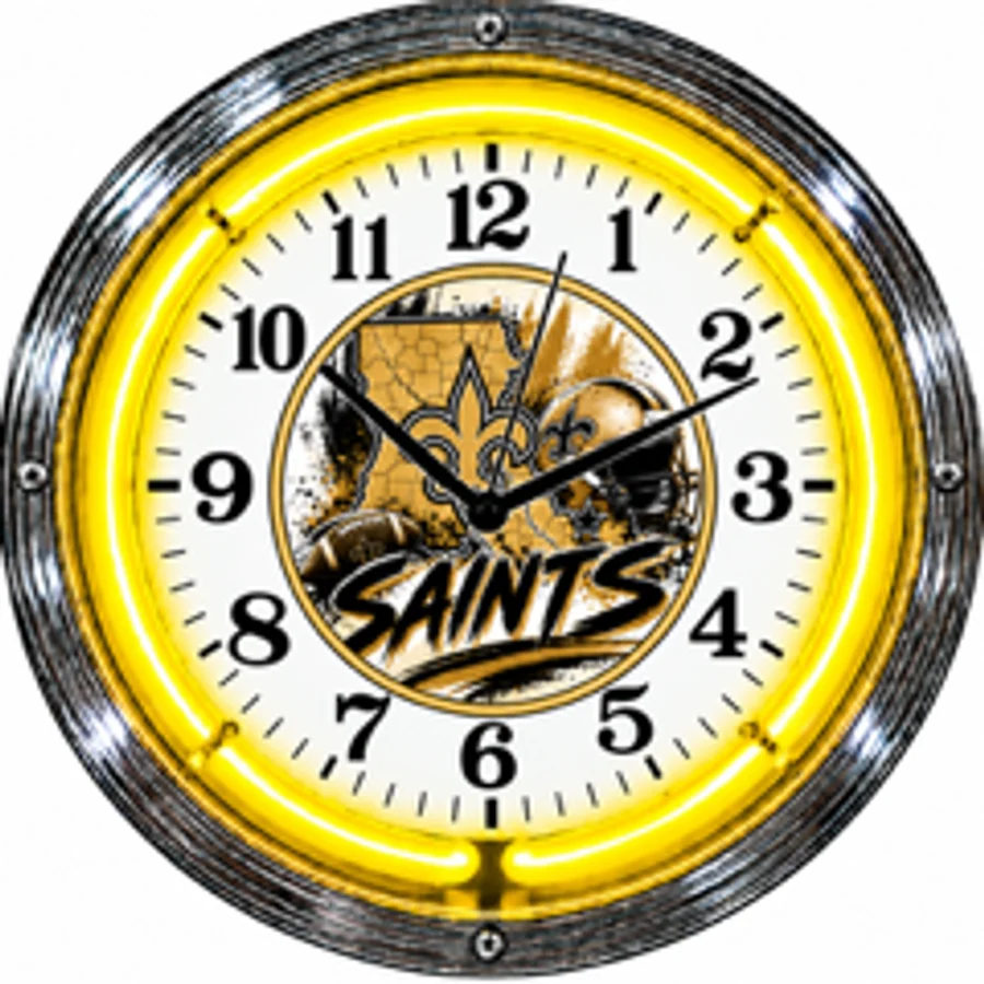 New Orleans Saints, Louisiana neon clock