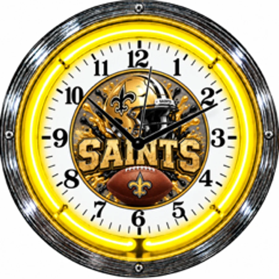 New Orleans Saints, Helmet neon clock