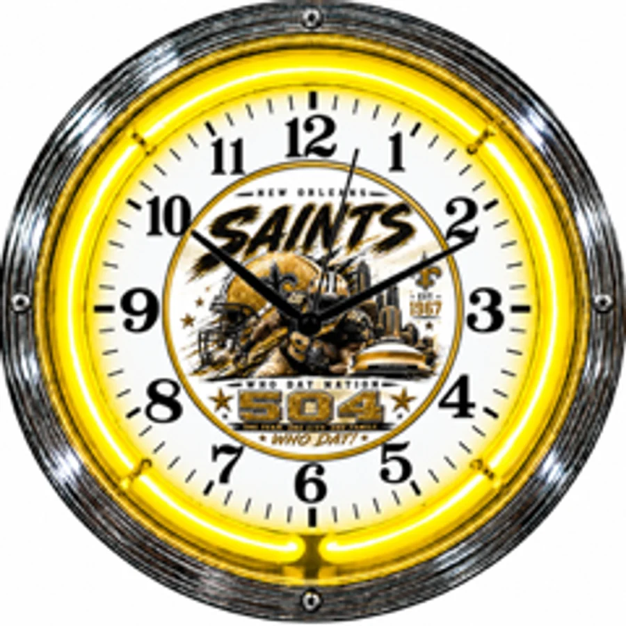 New Orleans Saints, 504 neon clock