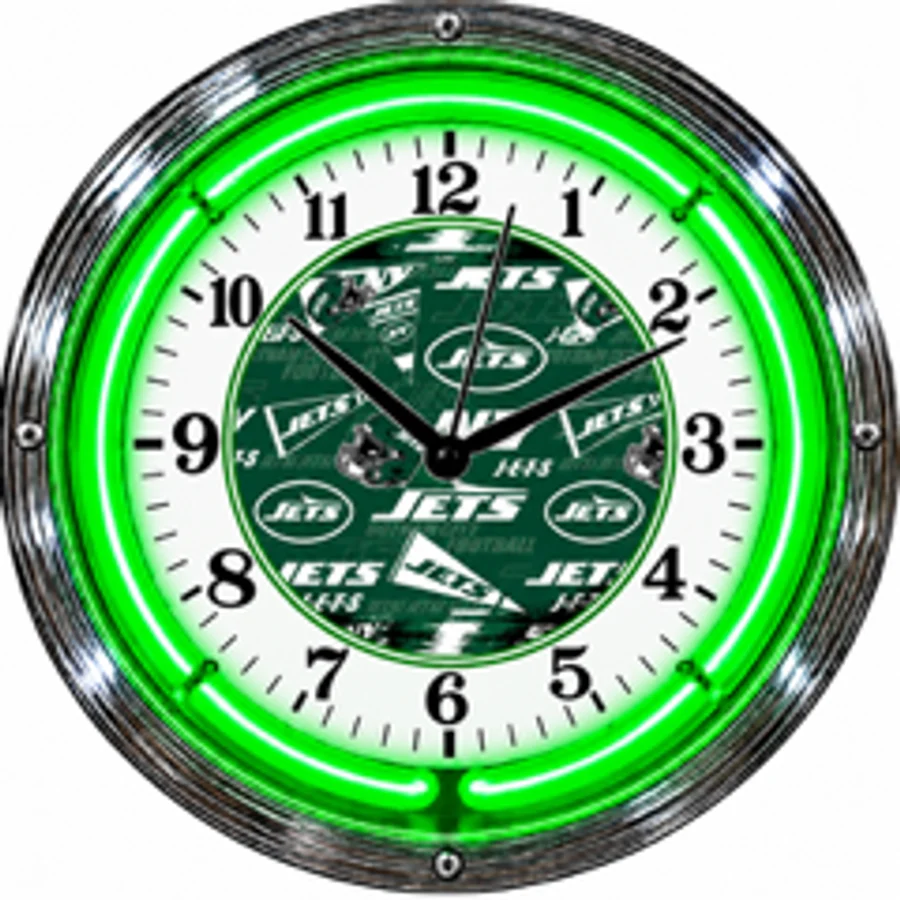 New York Jets, Pattern neon clock