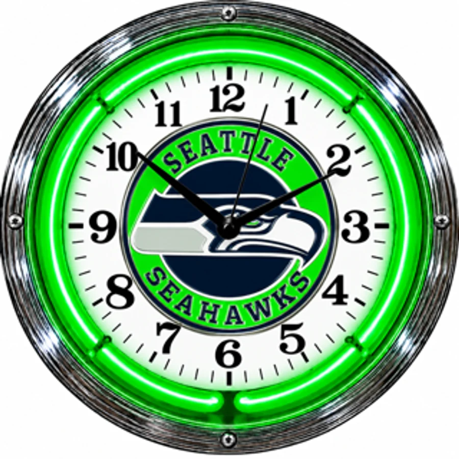 Seattle Seahawks, Classic neon clock