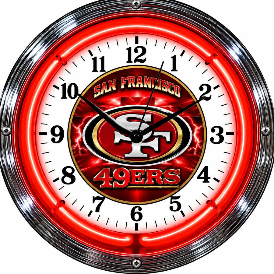 San Francisco 49ers, Shield neon clock