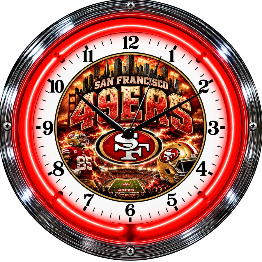 San Francisco 49ers, City neon clock