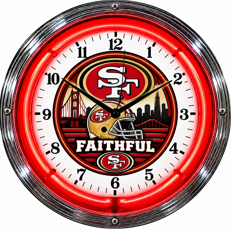 San Francisco 49ers, Faithful neon clock