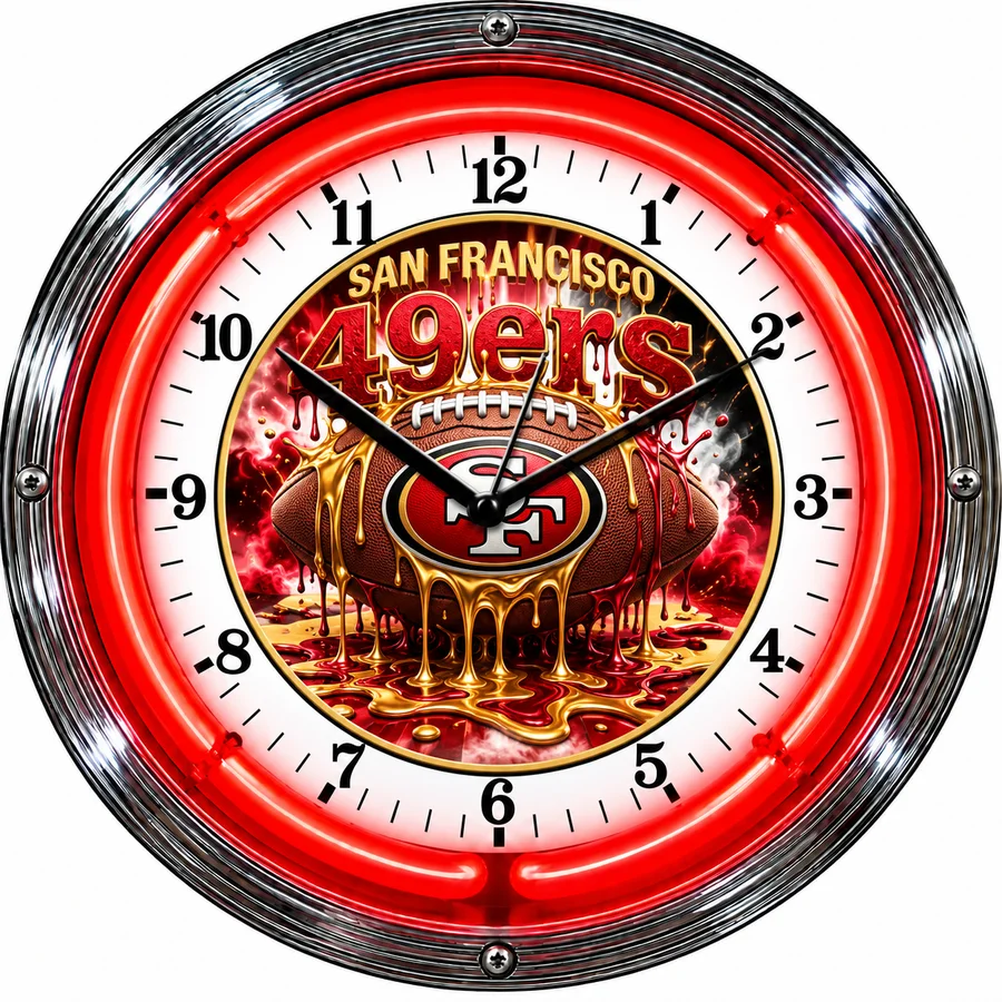 San Francisco 49ers, Molten neon clock